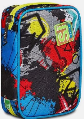 Astuccio scuola SJ Speed Pad Glitzled Boy